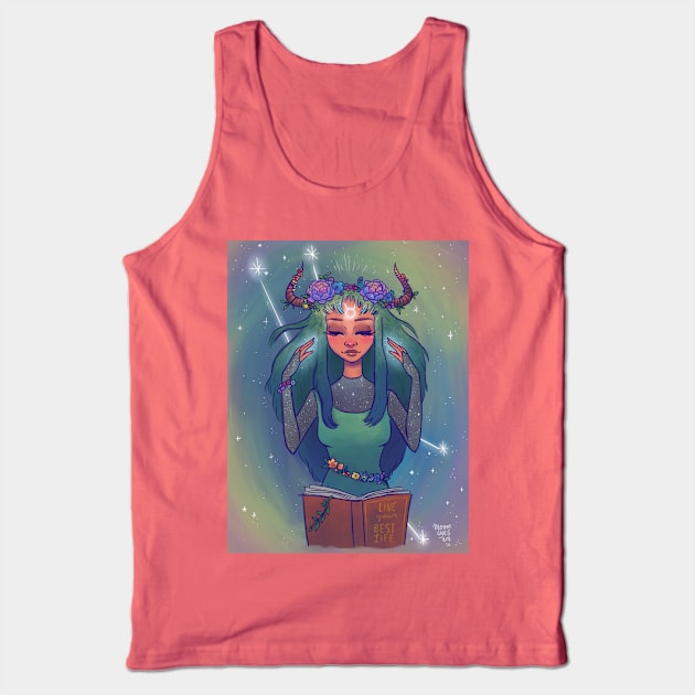 Taurus Witch Tank Top by mooneyesart